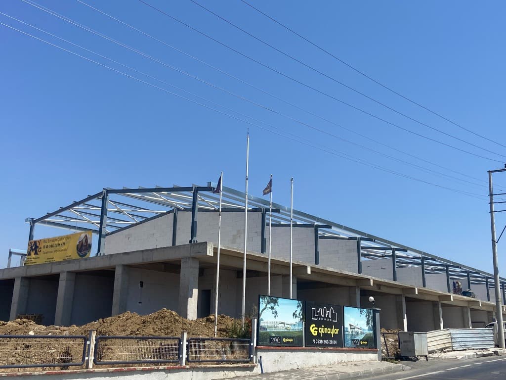 Tekirdağ Baydağ Demir çelik konstrüksiyon yapı ve çatı makası montajı